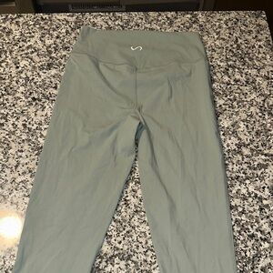 Women's Green High-Waisted Pants